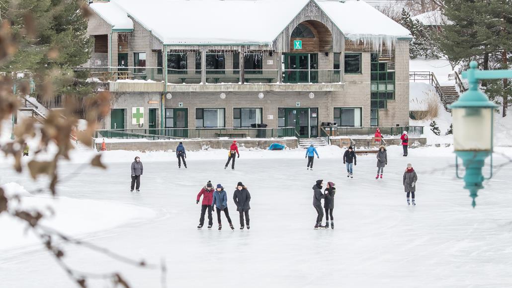 Patinage au Centre de la Nature de Laval